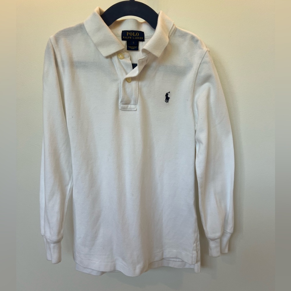 Polo by Ralph Lauren White Knit Shirt